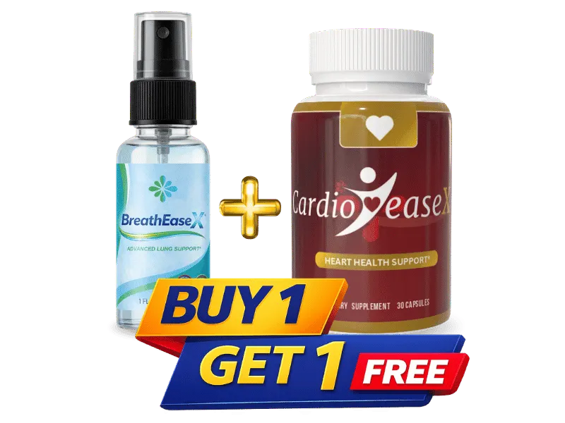 BreathEaseX & CardioEaseX 2 Bottles